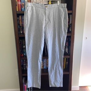 Even Tide Linen slim Pant Size 40x34 nwot light blue